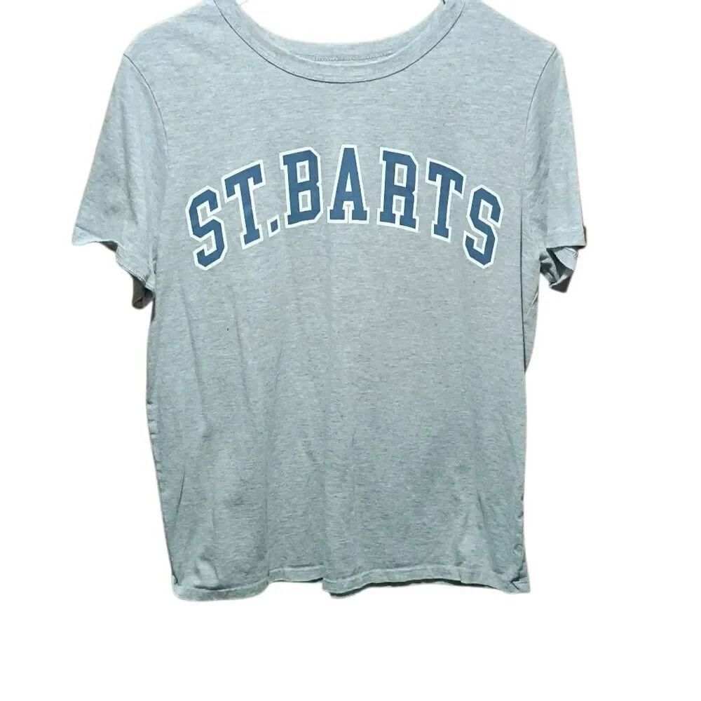 Zoe + Liv St. Barts T-shirt Large Grey Soft - Picture 2 of 6